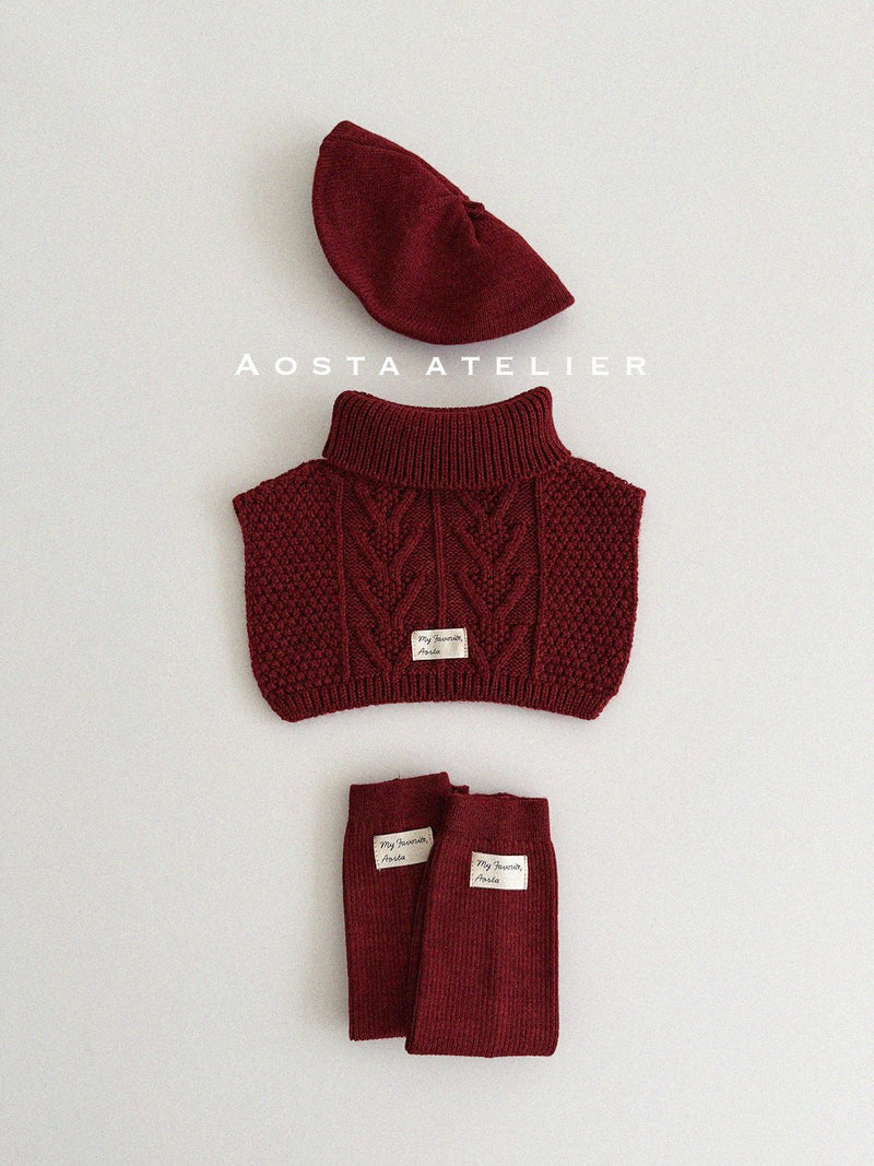 aosta / knit neck warmer