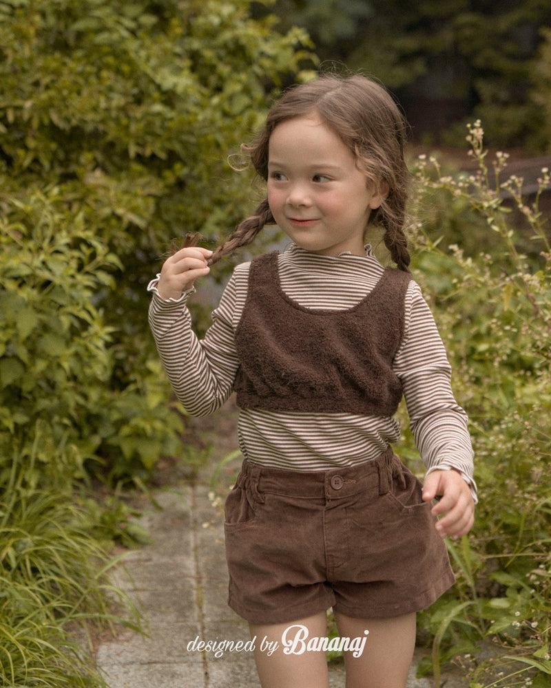 bananaj / mongsil vest【for kids & jr.】