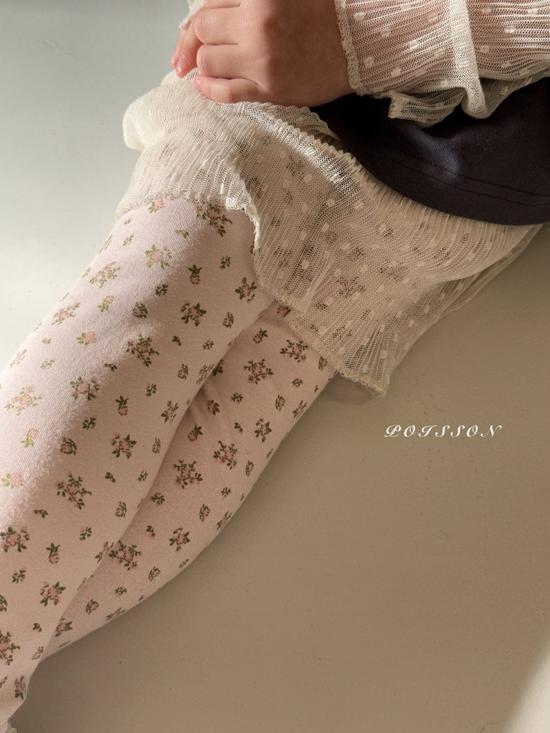 poisson / bella lace leggings【for  kids &Jr.】