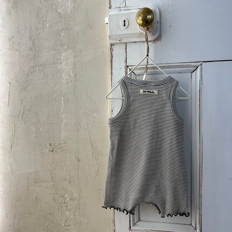 oatmeal / bob stripe suit【for baby】