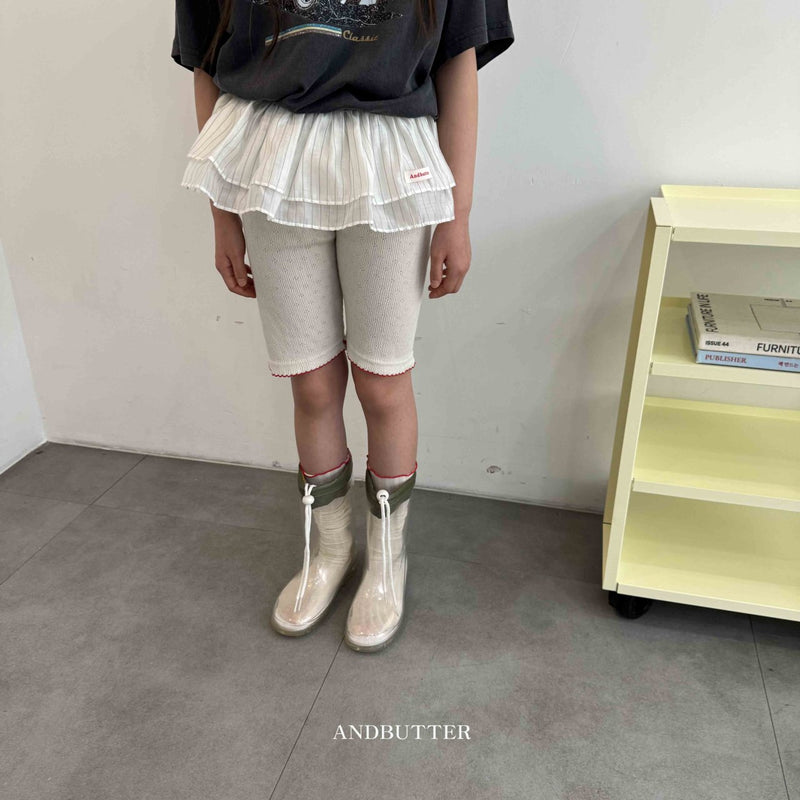 andbutter / cancan st skirt【for kids】