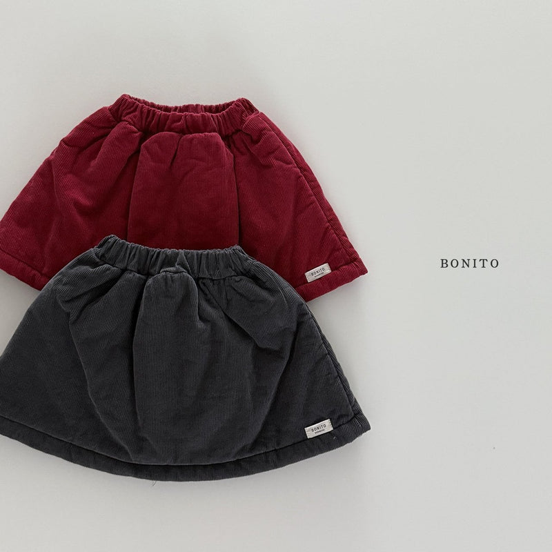 bonito / corduroy bonding skirt【for kids&Jr.】