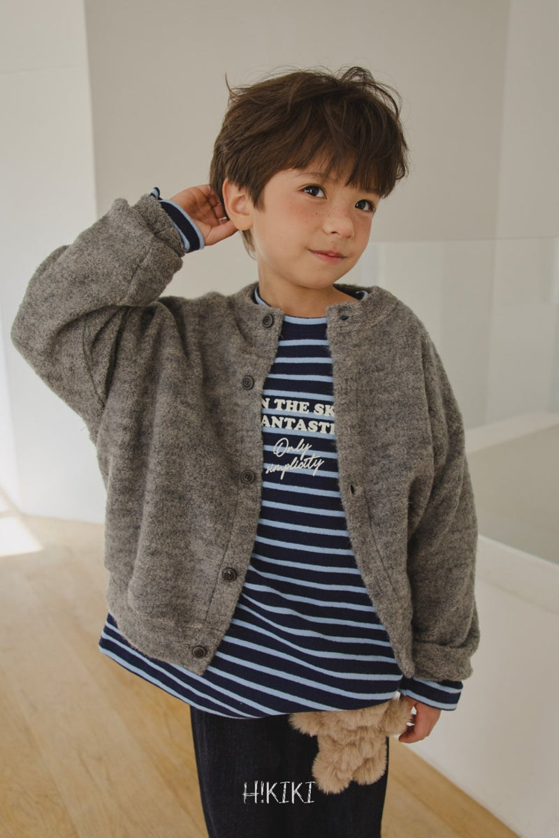 hikiki / boucle cardigan【for kids, jr.】