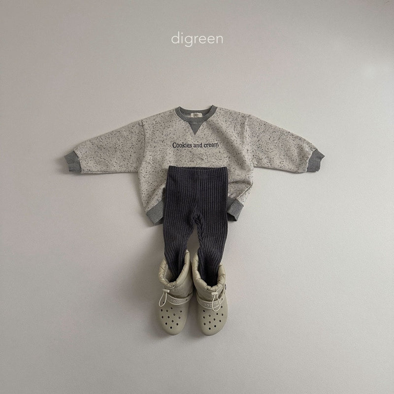 digreen / rib leggings