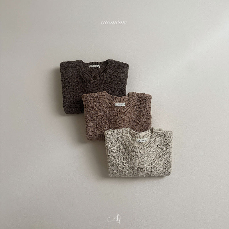 atomeme / vanilla knit cardigan