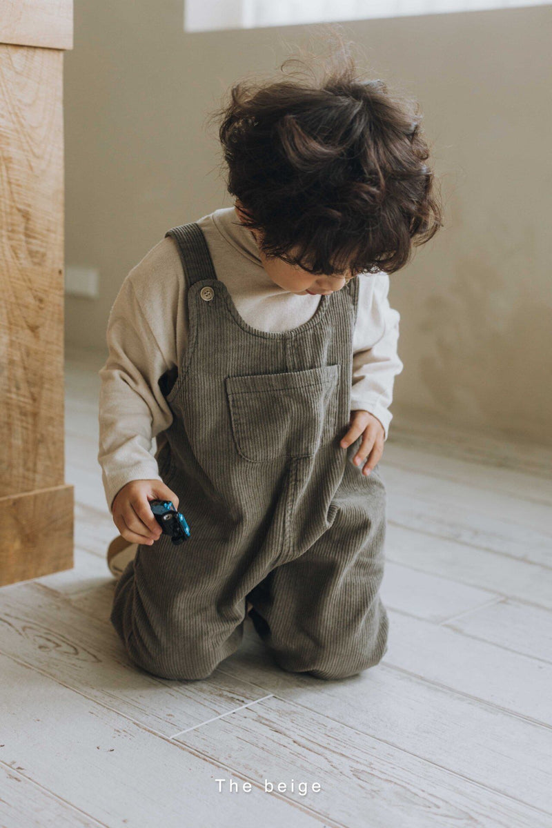 the beige / stitch overall