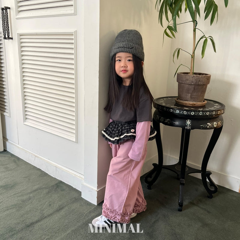 minimal / chappy layered skirt【for kids &Jr.】