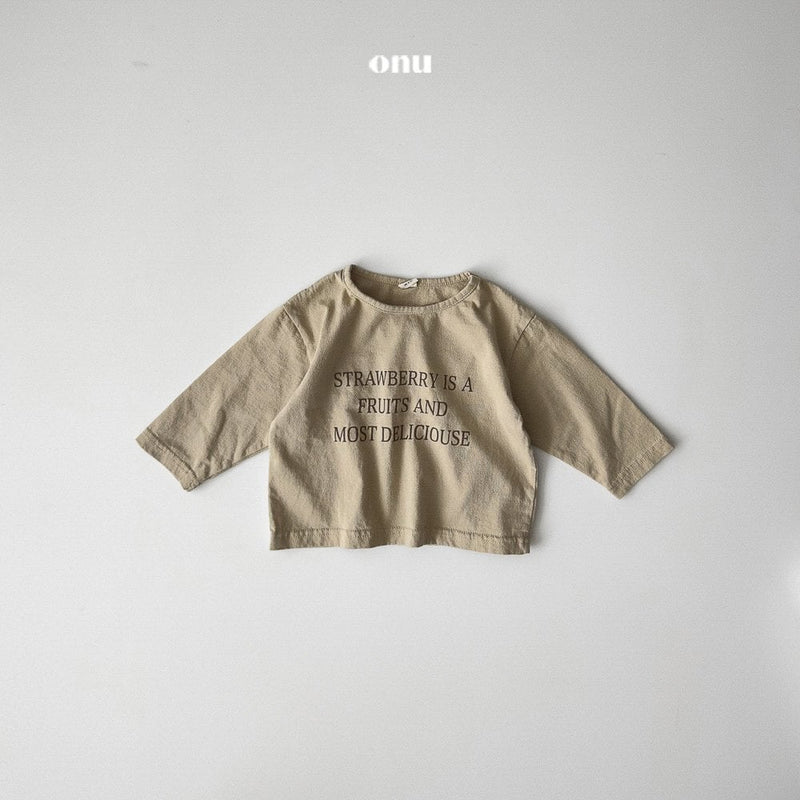 onu / strawberry tee【for kids】