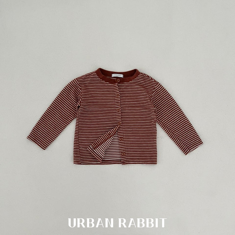 urban rabbit / loose stripe cardigan【for kids & Jr.】