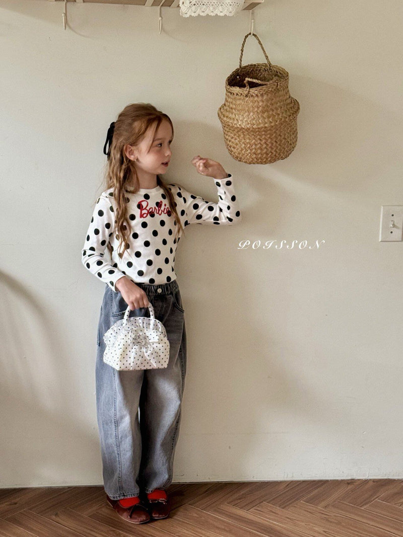 poisson / brush denim pants【for kids &Jr.】