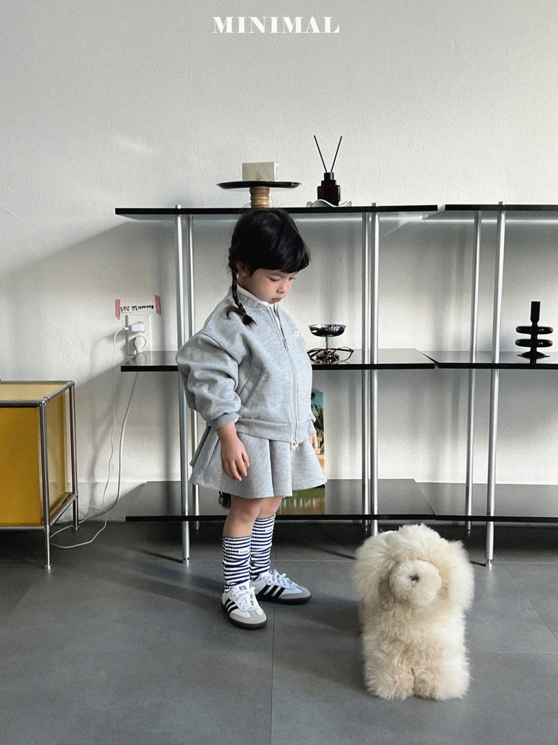 minimal / cozy zipup jumper【for kids &Jr.】