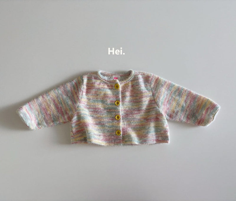 hei. / rainbow cardigan 【for kids】