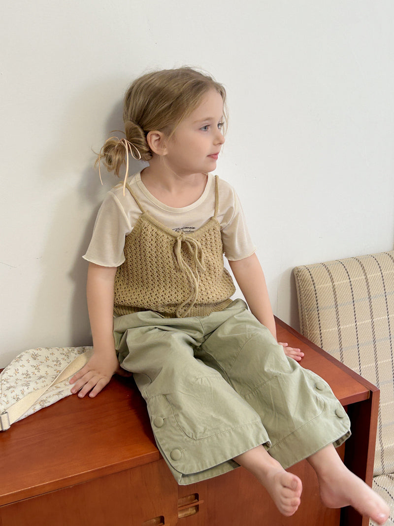 knit bustier【for kids &  Jr.】