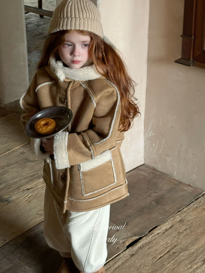 otaly / mouton half coat【for kids , jr】