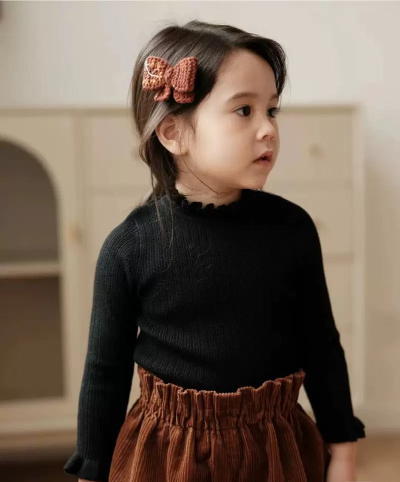 【即納 80/100size】
一部即納　Lilly lace knit tops