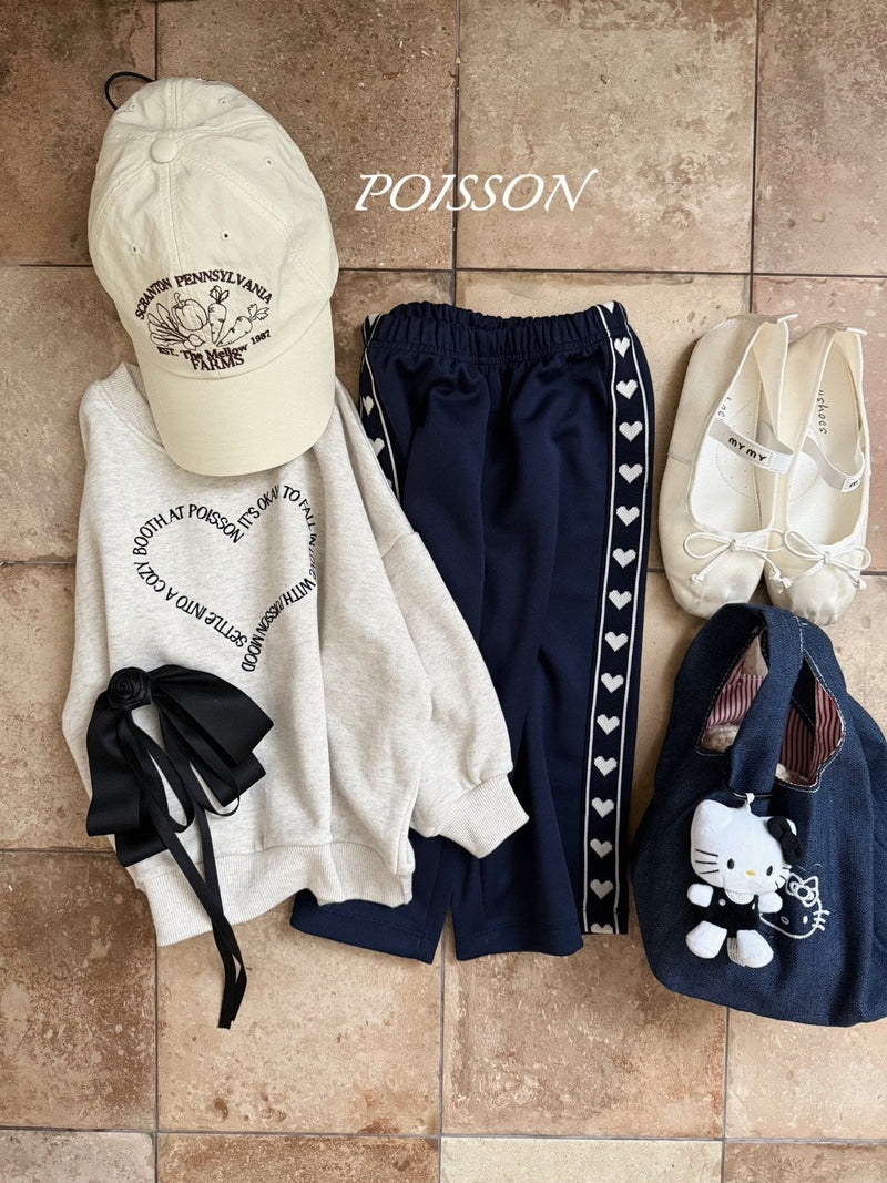poisson / heart embroidery mtm【for kids &Jr.】