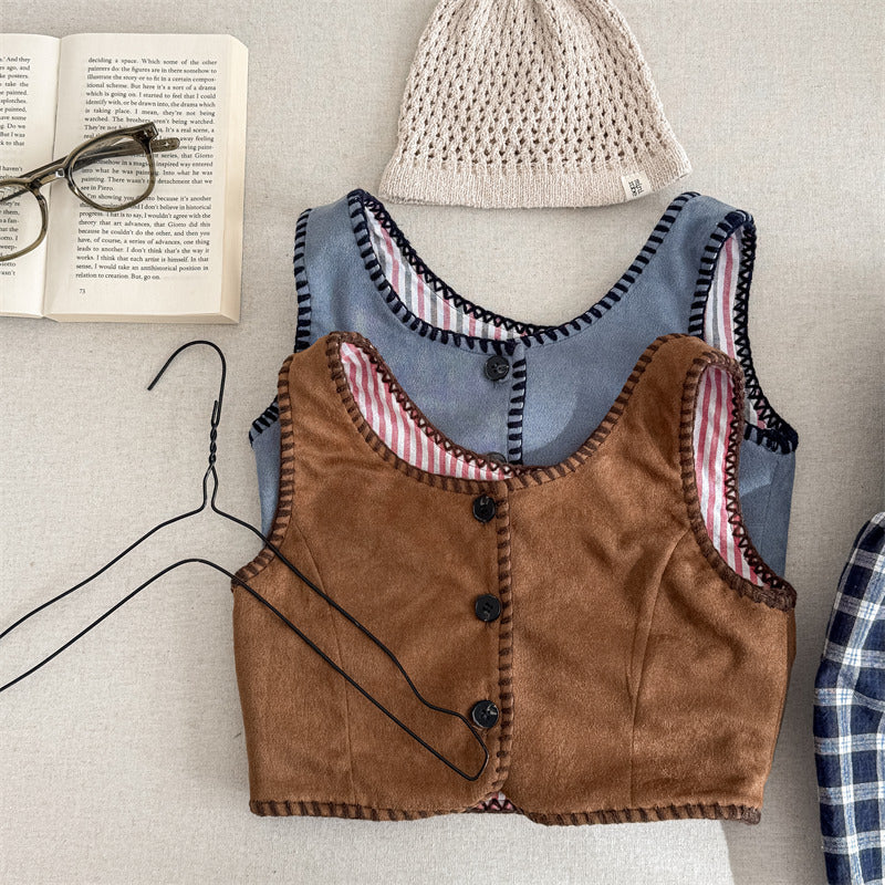 point stitch vest【for kids 】