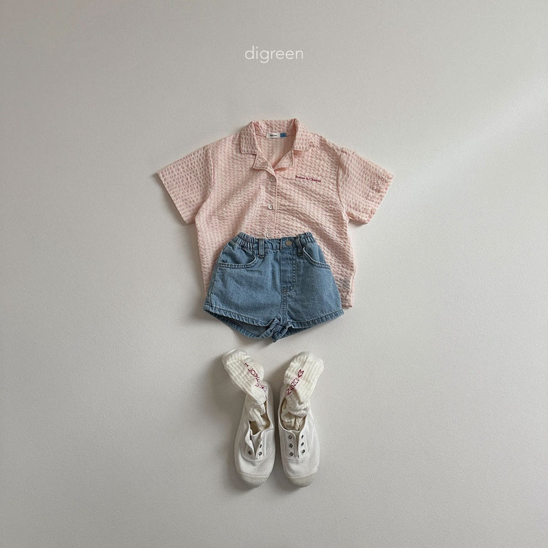 digreen / butter shirt