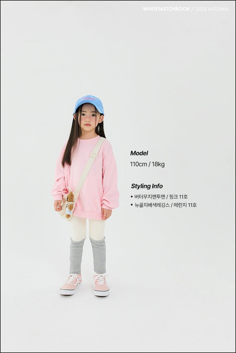 『8/31まで特別価格』white sketch book / butter muji mtm【for kids&Jr.】
