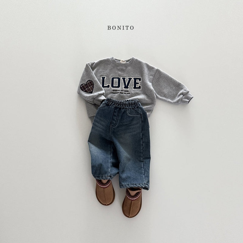 bonito / love heart bandek mtm 【for kids&Jr.】