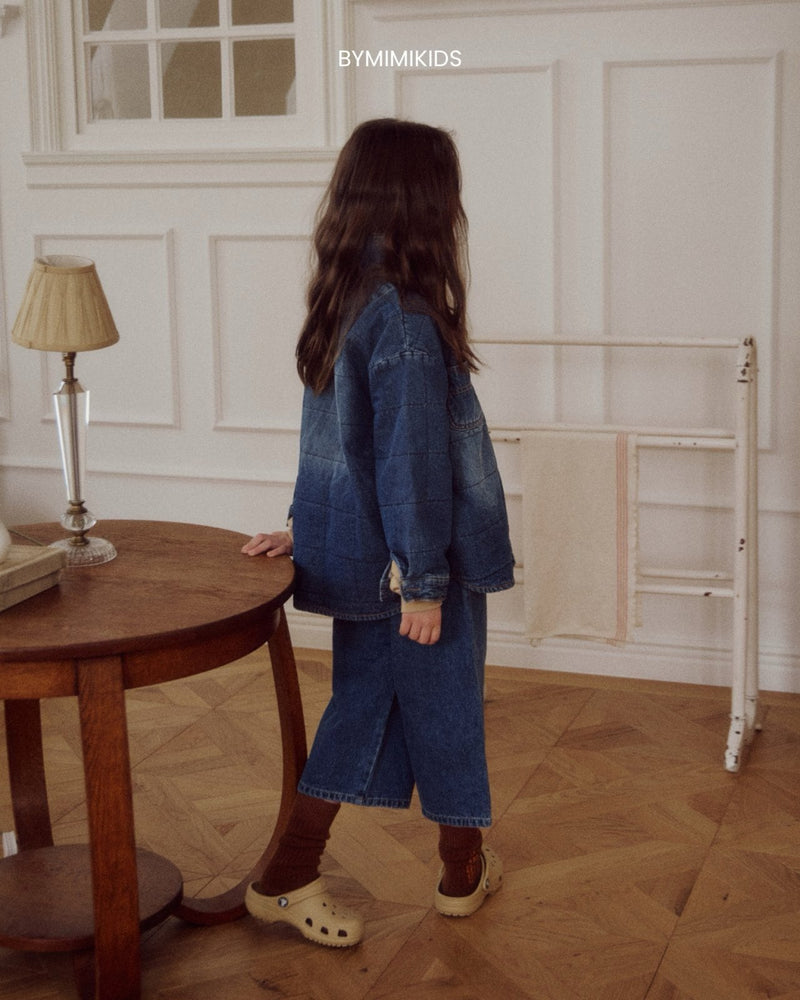 by mimi  / square quilting shirt jacket【for kids , jr】