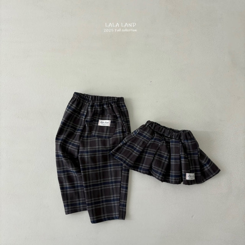 lalaland / lala check skirt【for kids】