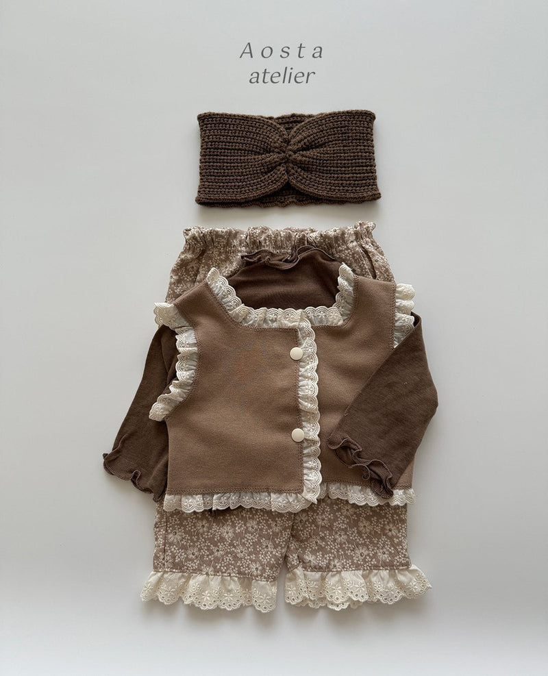 aosta / jelly vest【for baby&kids】