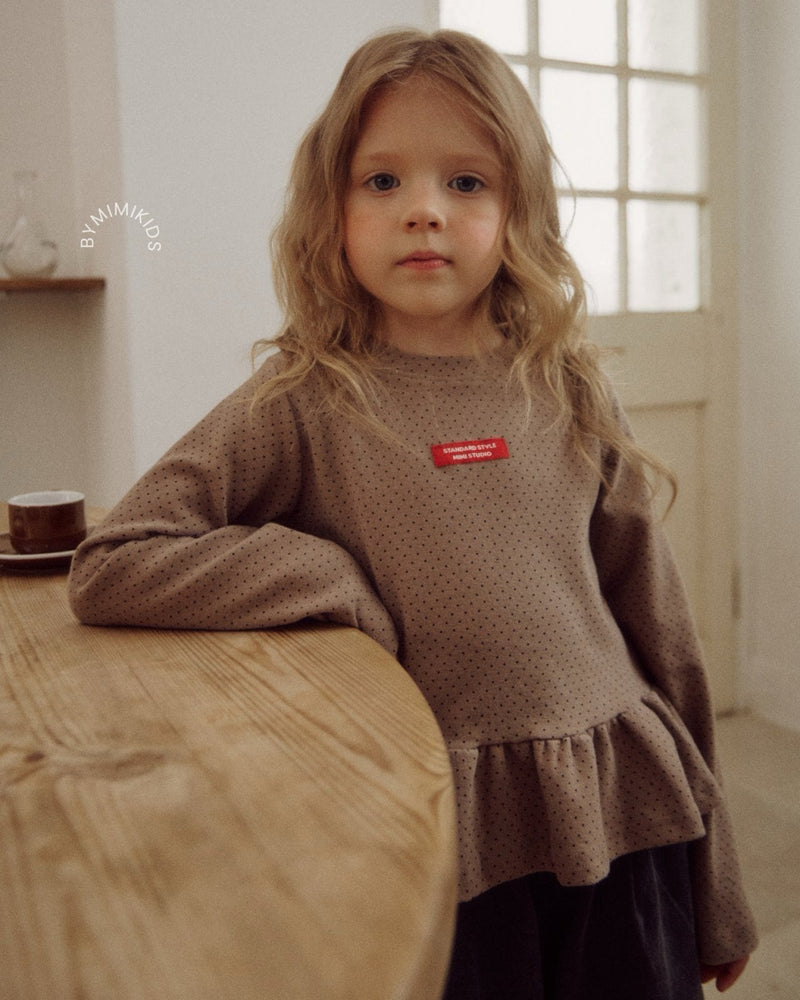 by mimi  / mini dot tee【for kids , jr】