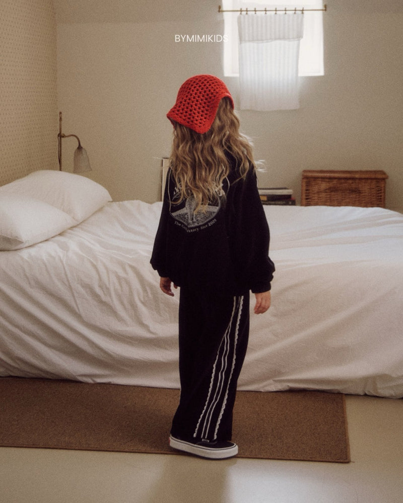 by mimi  / two way veloa pants【for kids , jr】