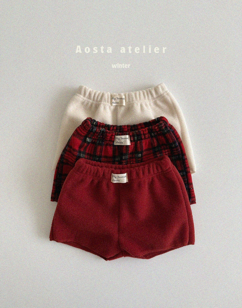 aosta / winter bonbon short pants