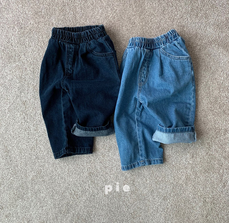 pie/ cookie denim pants