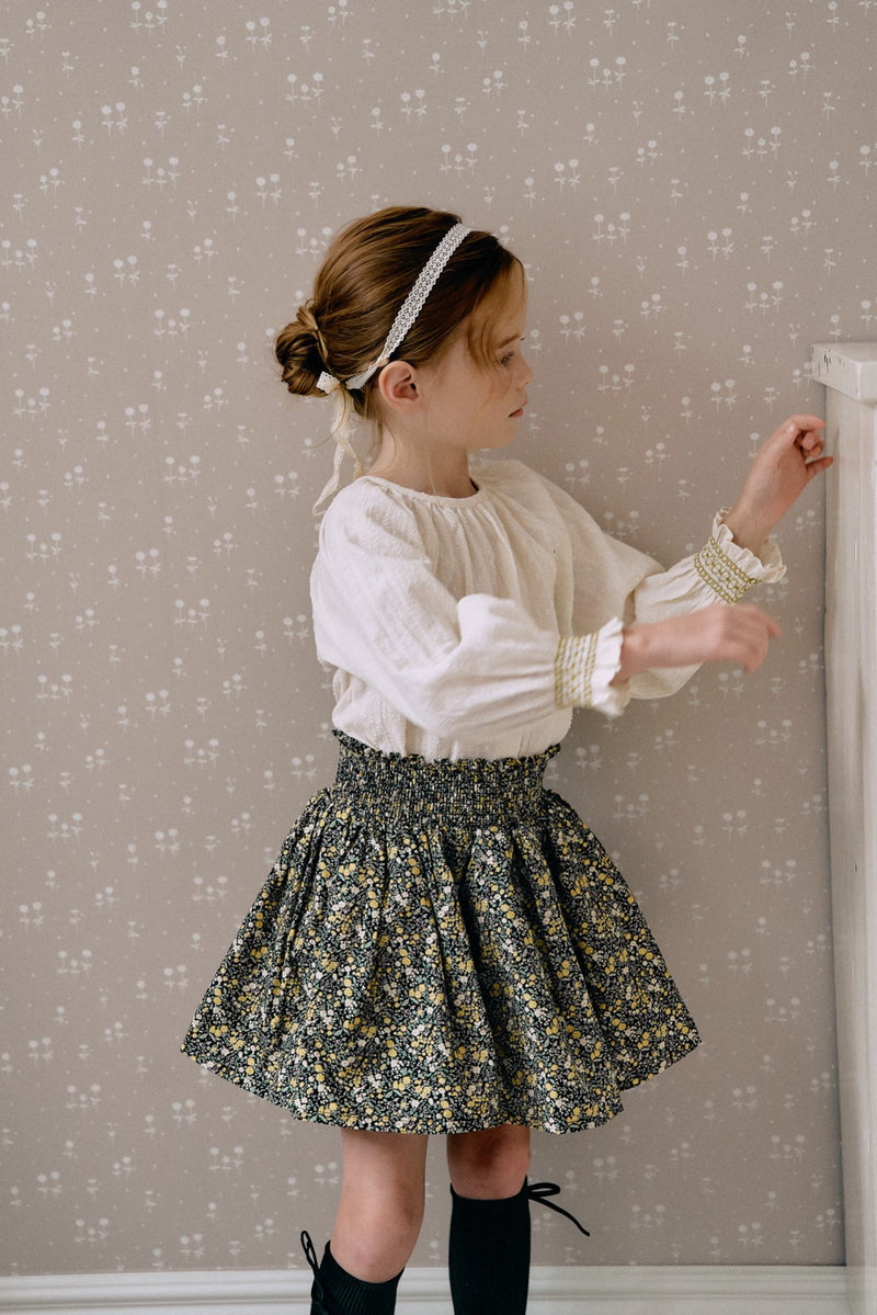 perrobebe / kara smocking skirt