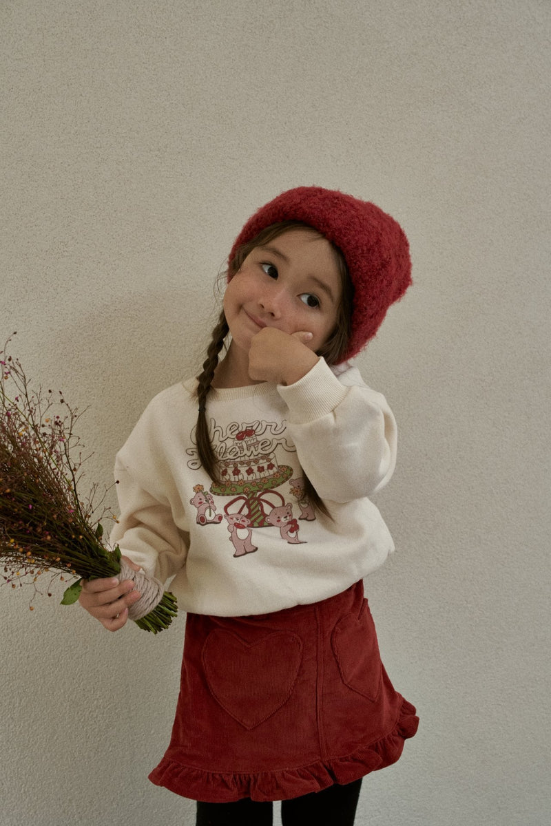 momo ann /  heart skirt 【for kids &Jr.】