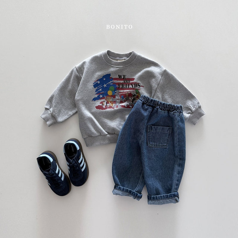 bonito / denim pants【for kids&Jr.】