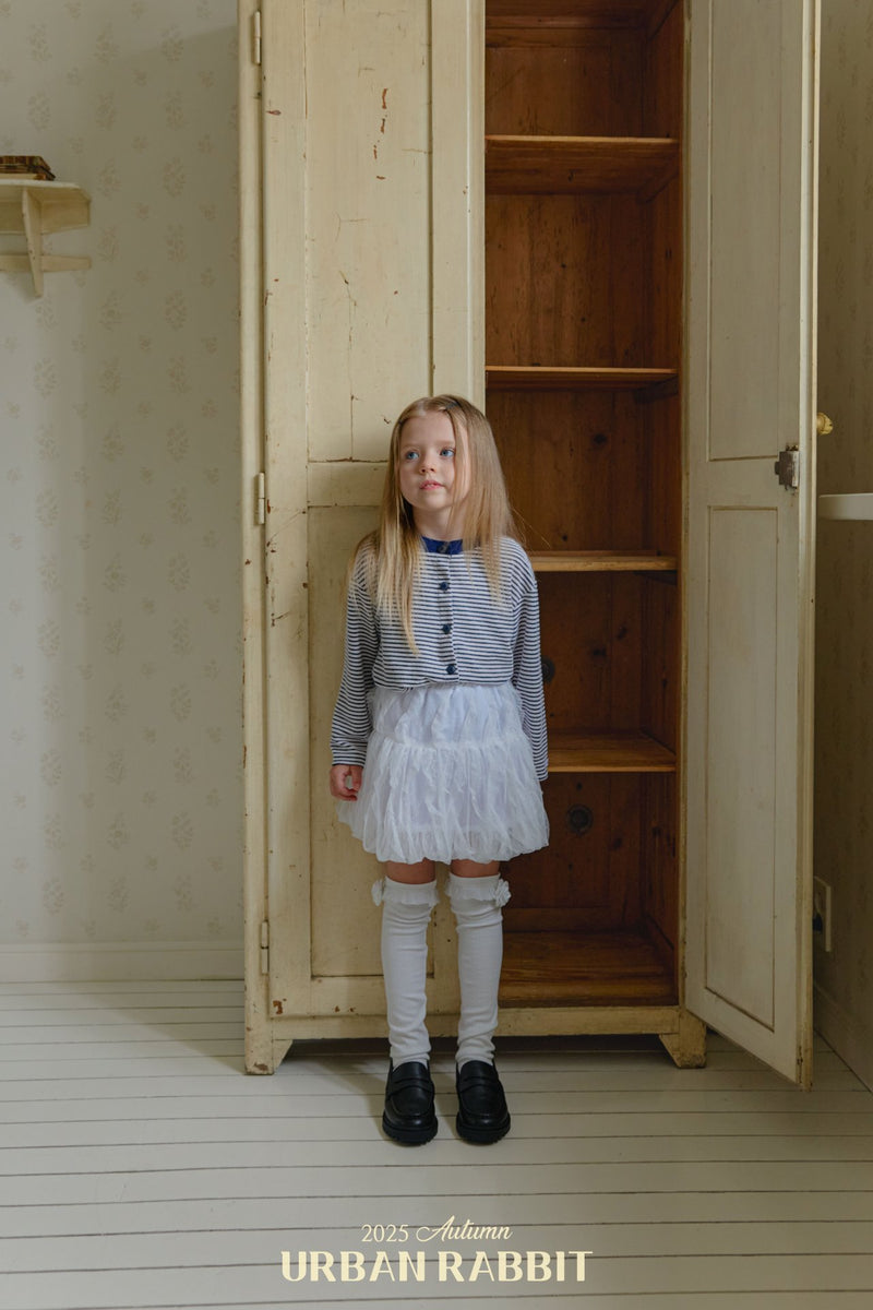 urban rabbit / loose stripe cardigan【for kids & Jr.】