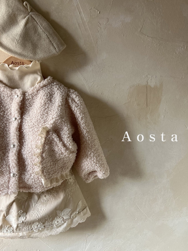 aosta / tete bear cardigan