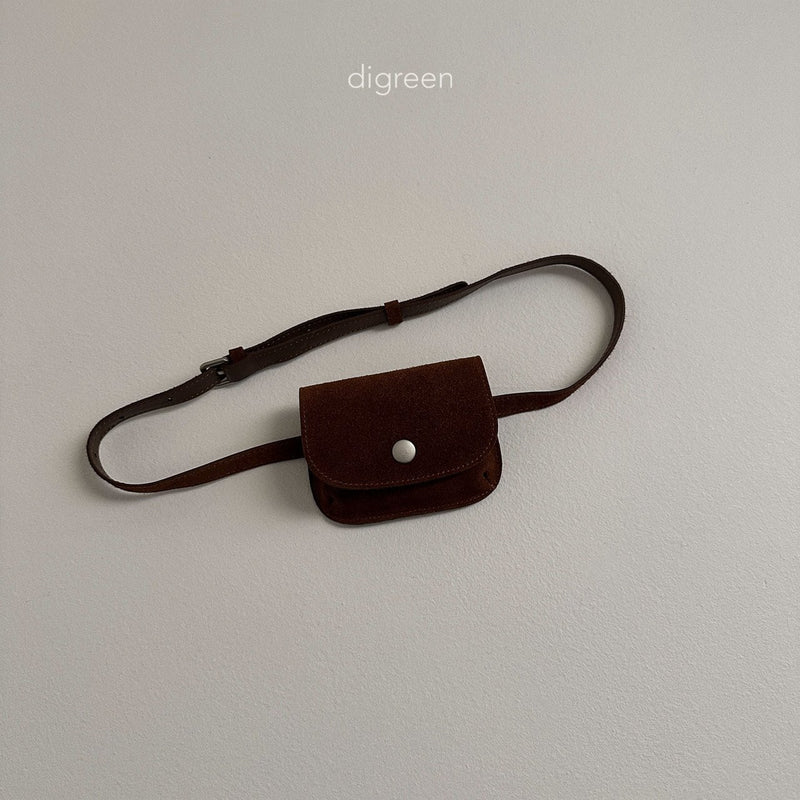 digreen / mini suede belt bag