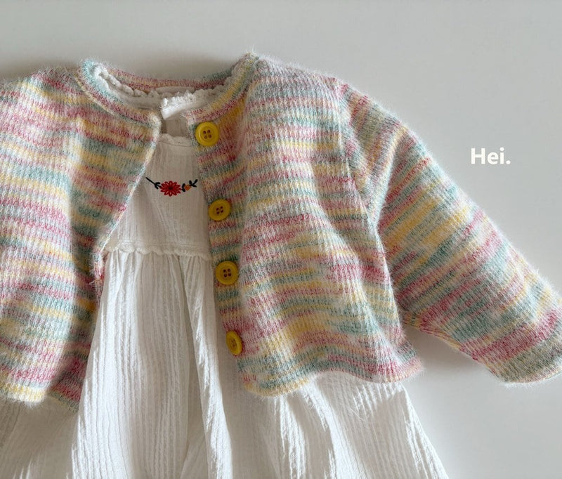hei. / rainbow cardigan 【for kids】