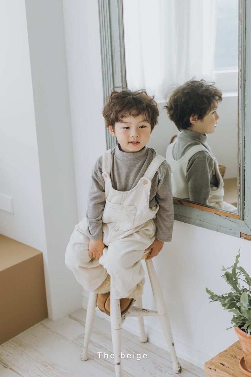 the beige / stitch overall