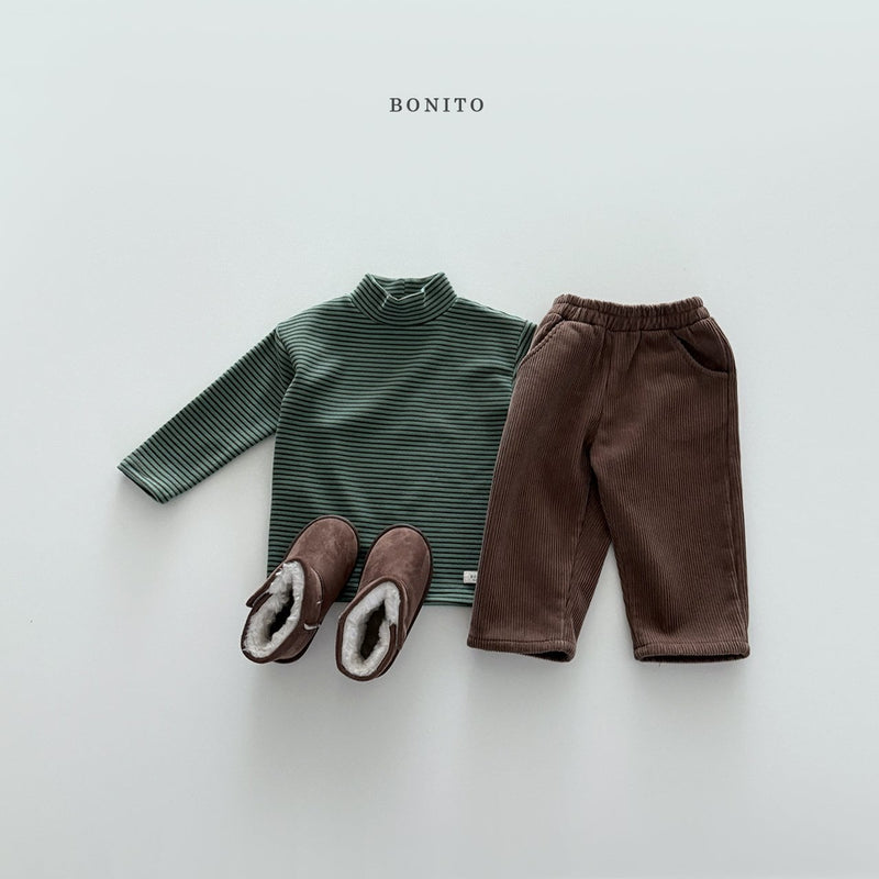 bonito / stripe polar tee 【for kids&Jr.】