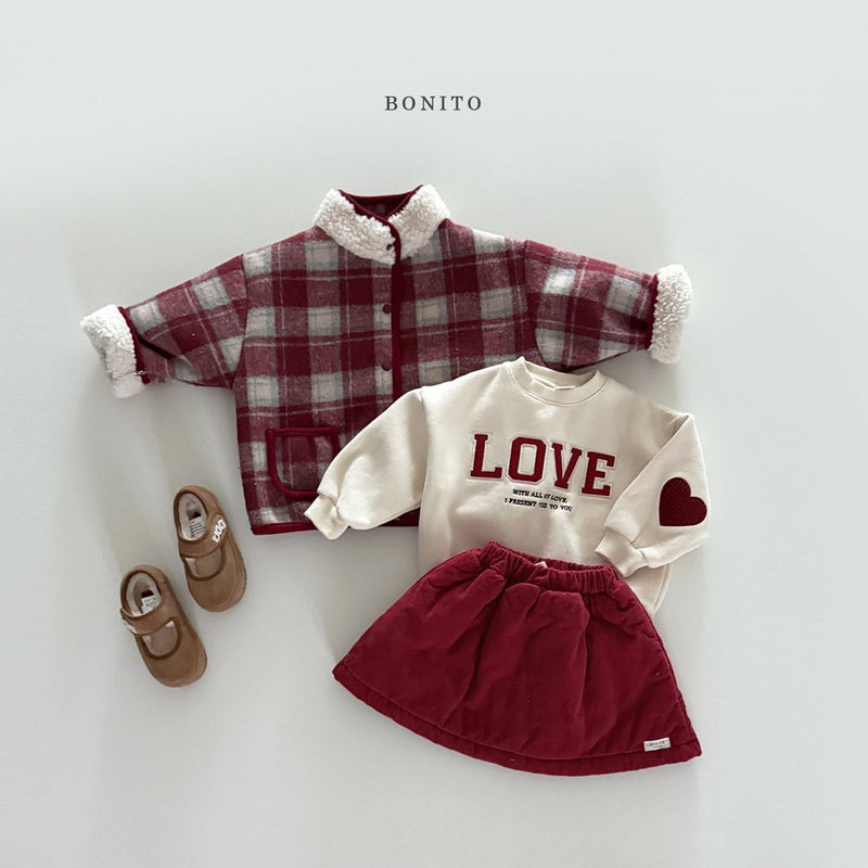 bonito / love heart bandek mtm 【for kids&Jr.】