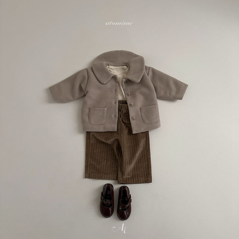 【即納 80/110size】atomeme / roy button pants 【 for baby, kids 】