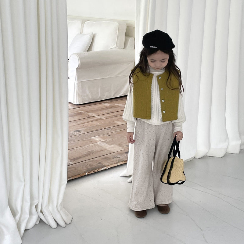 loose fit vest【for kids , jr】