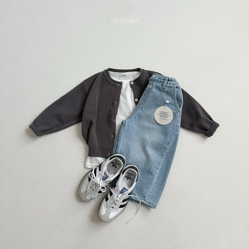 digreen / volume denim pants【for kids】
