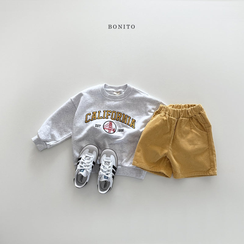 bonito / corduroy half pants【for kids&Jr.】