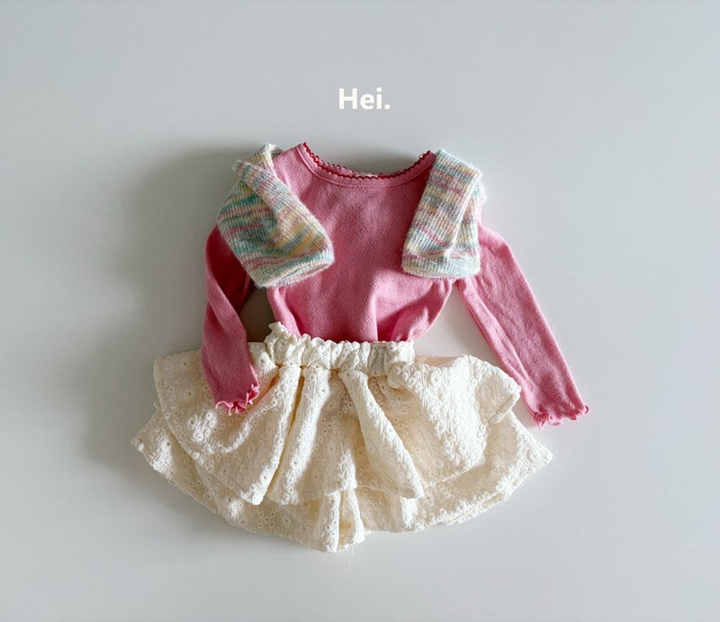 hei. / rainbow cardigan 【for kids】
