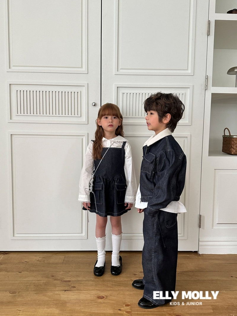 elly molly  / beasac fade crop jacket【for kids, Jr. 】