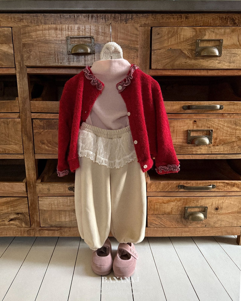 bananaj / jelly cardigan 【for kids & jr.】