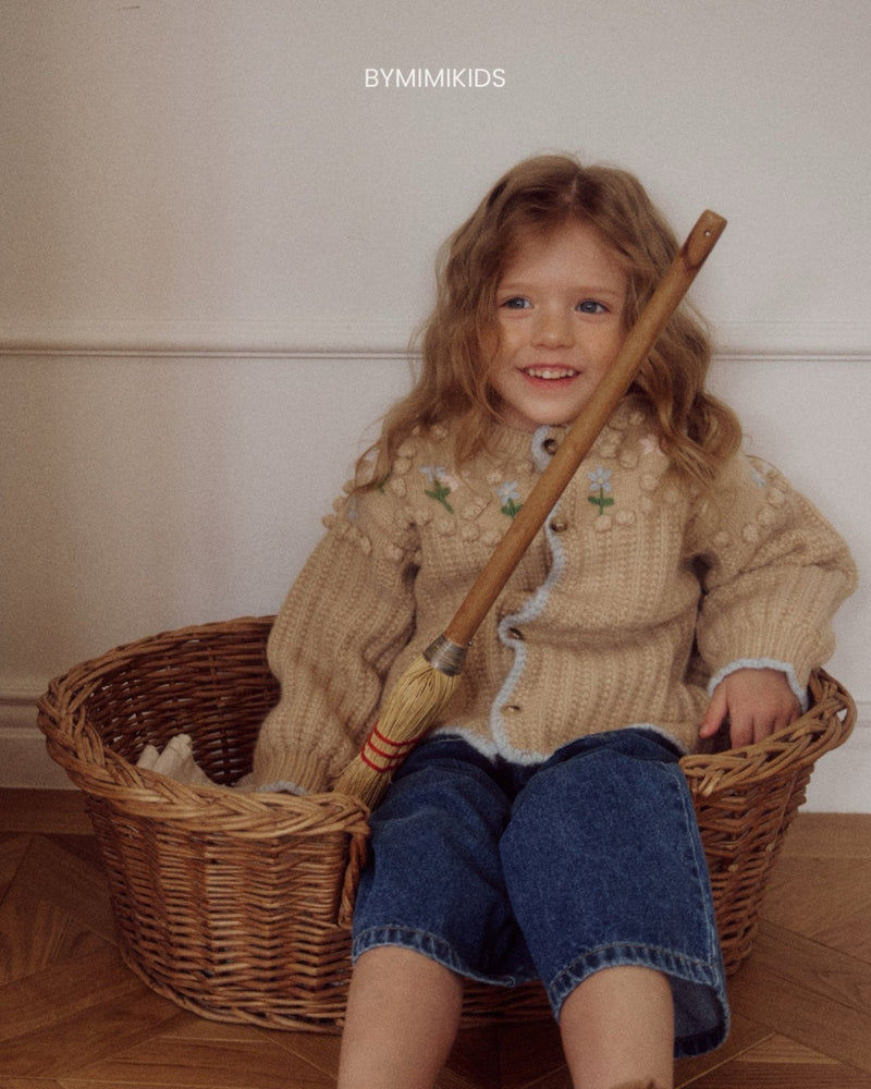 by mimi  / popcorn cardigan【for kids,Jr. 】