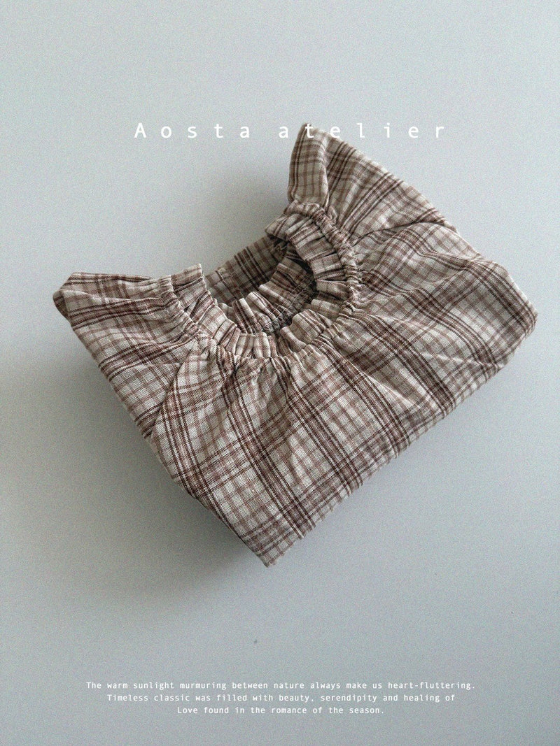 aosta / le check blouse【for baby &kids】